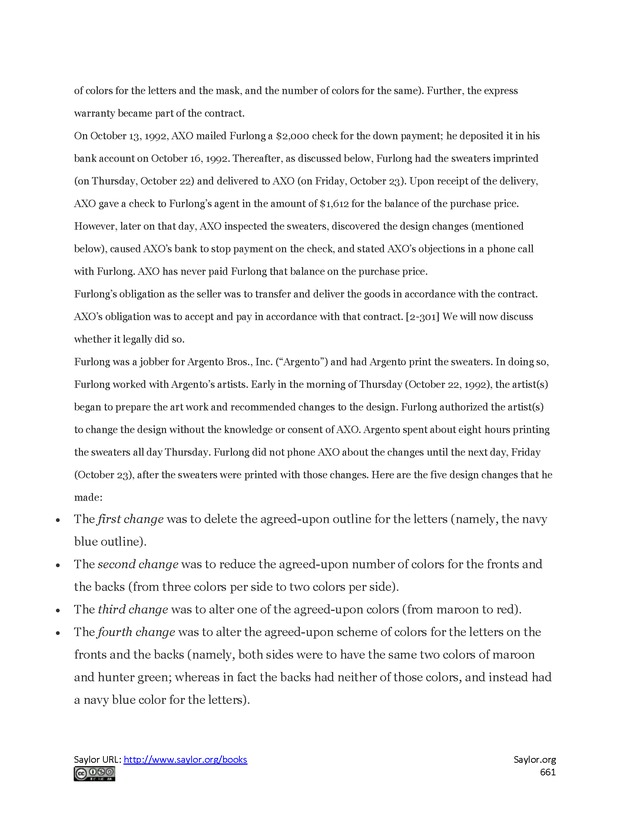 Business Law and the Legal Environment - Page 661